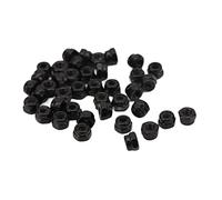 Lot de 40 écrous de verrouillage de roue RC en fer M2,5 hexagonaux - Kit d'accessoires pour voiture d'escalade Traxxas 1/18 (noir)