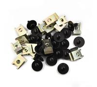 Lot de 40 écrous hexagonaux en U et clips en tôle pour BMW Série E F et modèles y compris E84 E83 F25 E71 E72 E63 E64 E32 E38 E65 E66 E31 R50 R52