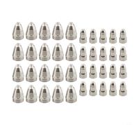 Lot de 40 embouts d'électrode plasma et buse de 1,5 mm en oxygène-cuivre avec Hafnium CuCrZr pour torche plasma compatible avec CUT-70 CUT-80 Cut (1,7 mm)