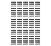 Lot de 40 entretoises de roulement pour skateboard - Améliore la stabilité - Installation facile - En fer - Argenté