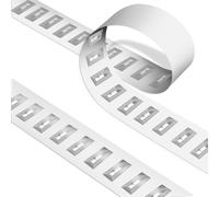 Lot de 40 étiquettes autocollantes NFC avec puce NTAG213 originale NFC - Étiquettes adhésives transparentes RFID réinscriptibles - 144 octets de mémoire - Convient à tous les appareils et smartphones