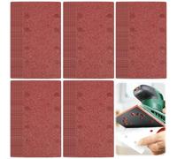 Lot de 40 feuilles abrasives 93 x 185 mm Papier abrasif Velcro avec grain 40 60 80 120 240 8 trous Papier abrasif pour ponceuse orbitale Accessoires pour ponceuse orbitale