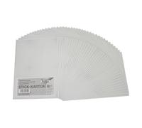 Lot de 40 Feuilles Carton Perforé 300g 175 x 245 mm à Broder