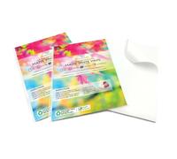 Lot de 40 feuilles d'autocollants en vinyle blanc mat A4 - Vinyle imperméable imprimable, compatible avec jet d'encre, PVC indéchirable | Étiquettes personnalisées, autocollants et travaux manuels |