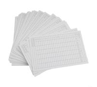 Lot de 40 feuilles de cartes de score de golf, 15,2 x 9,9 cm, recharges de papier couché, écriture lisse pour golfeurs et arbitres