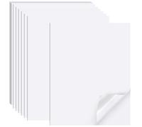 Lot de 40 feuilles de papier autocollant imprimable pour imprimante à jet d'encre, format lettre 21,6 x 27,9 cm, feuille complète d'étiquettes autocollantes pour imprimantes laser/jet d'encre