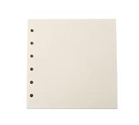 Lot de 40 feuilles de papier ligné en PVC transparent pour classeur à 6 anneaux Idéal pour les enfants, agenda, carnet de notes, feuilles mobiles