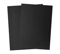 Lot de 40 feuilles de papier photo A4 - 350 g - Noir - Carton de bricolage solide pour cartes et scrapbooking