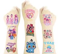 Lot de 40 feuilles de tatouages temporaires Demon Hunters pour enfants, cadeaux d'anniversaire K Pop, autocollants de décoration amovibles, prix de classe, stuffers fête d'anniversaire, fournitures de