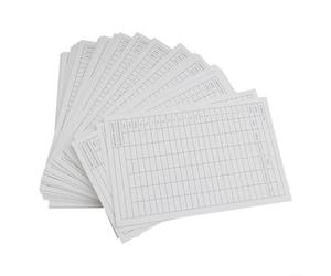 Lot de 40 feuilles intérieures pour cartes de score de golf pour une utilisation dans les comités de tournoi et clubs membres
