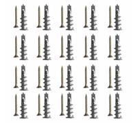 Lot De 40 Fixations Autoperceuses for Plaques De Plâtre, Chevilles Et Vis Métalliques, for L'installation De Plaques De Plâtre, De Panneaux Composites (13 X 32 mm, 13 X 42 mm)(13x42mm)