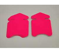 Lot de 40 flèches - Étiquettes de prix en carton fluo rose vif 14,5 x 18,8 cm 380 g/m² - Décoration publicitaire