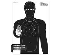 Lot de 40 Grandes cibles Criminal Target 50 x 70 cm Papier 120 g/m²