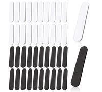 Lot de 40 inserts réducteurs de taille de chapeau pour réaliser des chapeaux plus petits - Bande de mousse en feutre - Noir et blanc