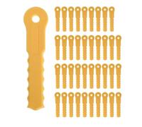 Lot de 40 lames de rechange pour tondeuse Weed Warrior Push-N-Load 3 pour tête Pivotrim Hybrid 2-N-1