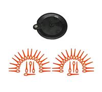 Lot de 40 Lames en Plastique de Rechange avec Disque de Coupe - Compatible avec Les Coupe-Bordures Florabest Garten sans Fil Fat 18 B2 - LIDL IAN 95940