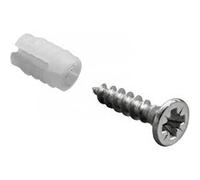 Lot de 40 manchons à expansion plastique brut, l.12.5 mm