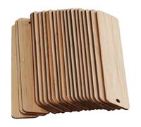 Lot de 40 marque-pages en bois bruts, étiquettes vierges, fournitures for projets fabrication Pour Les Amateurs De Livres