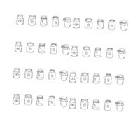 Lot de 40 marque-pages transparents pour échantillons de plantes, en plastique imperméable pour étudiants, enseignants, amateurs de livres, lecture, journal, en plastique transparent