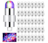 Lot de 40 mini lampes LED étanches, ballons lumineux LED, éclairage de ballons pour lanternes en papier, lampions, mariage, fête, multicolore