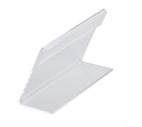 Lot de 40 Mini présentoirs d'étiquettes en Acrylique Transparent, for Cartes de Visite, 5 x 7,5 cm, largement utilisés en Entreprise, au Bureau, en Forme de L (4 x 7 cm).(4 * 10cm)