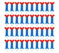 Lot de 40 niveleurs de carrelage réutilisables avec cales, vis intérieures, kit professionnel d'espacement de carrelage pour installation murale et au sol, 8,3 x 3,9 x 3,6 cm