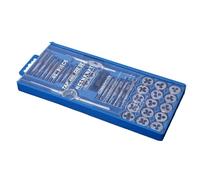 Lot de 40 outils de taraudage pratiques avec crochets et cubes - Kit de filetage confortable avec outil en acier au carbone pour une utilisation stable