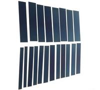 Lot de 40 paires de 20 paires de parallèles en acier parallèle de 0,3 cm x 15,2 cm, parallélisme de 0,000 cm, trempé 50HRC, pour fraisage et usinage CNC, lot de 40 pièces (hauteur assortie ± 0,1 cm)