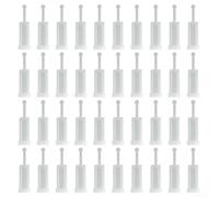 Lot de 40 passoires jetables en maille de 11 mm de diamètre pour outils de pulvérisation par gravité HVLP Blanc
