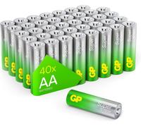 Lot de 40 Piles alcalines AA 1,5 V (Mignon,LR06),idéales pour alimenter Les appareils du Quotidien,Nouvelle Technologie G-Tech Longlife