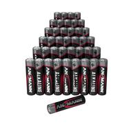 Lot de 40 Piles Alcalines AAA Micro Ansmann - 1,5V - Longue Durée - Anti-Fuite