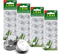 Lot de 40 Piles Bouton AG13 LR44, 1,5 V, Alcaline sans Mercure (357/357A/L1154/A76/GPA76).