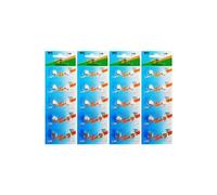 Lot de 40 Piles bouton plates type AG3 1,5V compatibles 392 / LR41 / SR41SW - Visiodirect -