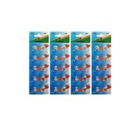 Lot de 40 Piles bouton plates type AG5 1,5V compatible 393A / 46LR / LR754 / 193 - Visiodirect -