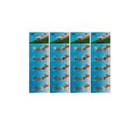 Piles VISIODIRECT Lot de 40 Piles bouton plates type AG6 1,5V compatibles 371A LR920 LR921 TR920 SR69 CX69 GP71 S21 - -