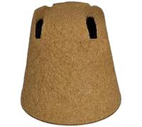 Lot de 40 plateaux ronds biodégradables pour germination et développement précoce Compatible avec fleurs, légumes, herbes et jeunes arbres (B)