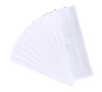 Lot de 40 pochettes d'étiquettes autocollantes transparentes en PVC durable pour l'organisation et le rangement du bureau
