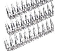 Lot de 40 pointes anti-pigeons en acier inoxydable - 12 m - Répulsif contre les oiseaux - Répulsif contre les pigeons - Pour balcon, toit, fenêtre, jardin, gouttière