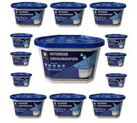 Lot de 40 pots déshumidificateurs de 500 ml - Absorbeur d'humidité pour la maison, la cuisine, l'armoire, la chambre, la caravane, le bureau, le garage, la salle de bain