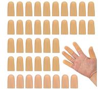 Lot de 40 protège-doigts en gel en silicone, y compris deux types de tailles différentes, protecteur de pouce peut être utilisé pour protéger le bout des doigts du pouce