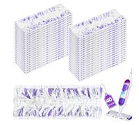 Lot de 40 recharges jetables pour balai électrique compatibles avec Swiffer Power Mop, tampons Powermop pour recharges multi-surfaces pour le nettoyage du sol, non parfumés