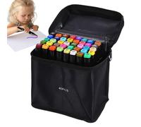 Lot de 40 stylos à dessin double face pour artistes - Stylos à double pointe - Kit créatif pour scrapbooking, cours d'art, journal, maternelle, maternelle, classe d' , maison