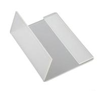 Lot de 40 supports en acrylique pour cartes de nom et étiquettes avec base stable en forme de L pour un affichage clair dans les hôtels, les bureaux, les conférences et les lieux de vente au détail (5