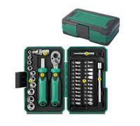 Lot de 40 tournevis à cliquet avec entraînement magnétique, outil de réparation multi-embouts, compacts et maniables pour téléphone portable, ordinateur portable, drone, caméra, horloge, pour