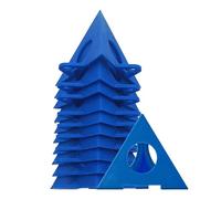 Lot de 40 trépieds cônes réutilisables - Outils ABS résistants aux solvants, triangles de peinture | Supports portables de 6 cm, base stable pour verser de la peinture, des taches et des travaux d'art