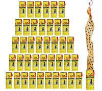 Lot de 40 Tue Mouche et piège moucheron, Ruban Attrape Mouche intérieur, attrappe Insectes Efficace pour Maison, Cuisine, Balcon, élimine Mouches et nuisibles Facilement