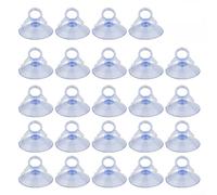 Lot de 40 ventouses pour pare-soleil de voiture, 40 x 45 mm, ventouses en plastique en caoutchouc transparent, kit de fixation latérale pour camping-car, van, auvent, bateau, pour camping-car