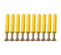 Lot de 40 vis autotaraudeuses M6 x 30 mm pour montage mural en brique massive, béton, plaques de plâtre, plaques de plâtre