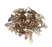 Lot de 40 vis d'ancrage auto-perceuses pour cloisons sèches en acier au carbone, haute durabilité, type à frapper pour décoration de maison, cadre photo, étagère, armoire, montage