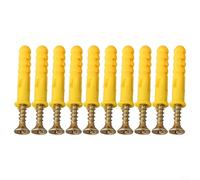 Lot de 40 vis d'expansion pour cloison sèche, M6 × 30 mm, chevilles et vis, en acier inoxydable avec placage de zinc coloré, haute puissance de maintien, installation à domicile